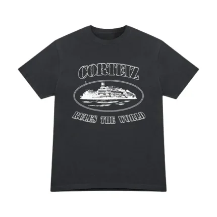 Camiseta Corteiz OG Alcatraz Negra