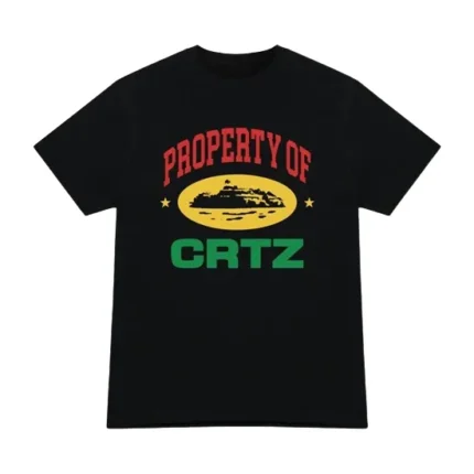 Corteiz Property Of Crtz Carni Camiseta Negra